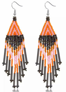 Beaded beauty earrings