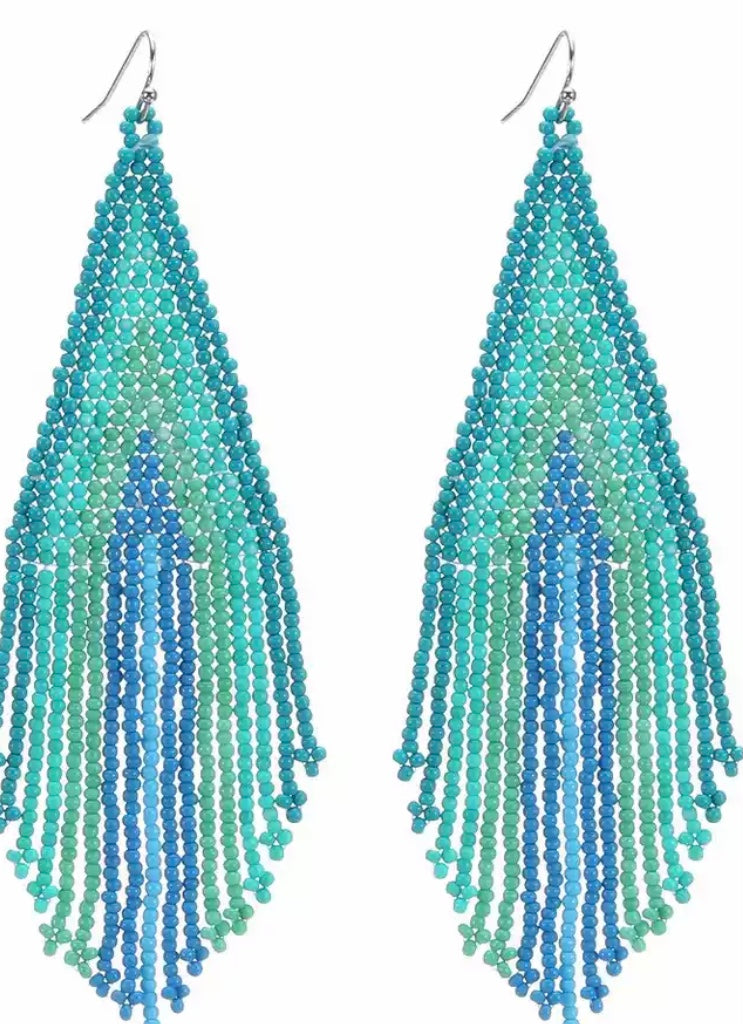 Beaded beauty earrings