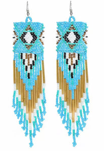 Beaded beauty earrings