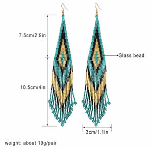 Glass Beaded beauty earrings